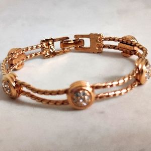 Signed Swarovski Swan Mark Bracelet